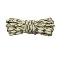 Trekové šnúrky do topánok, jeden pár - Béžovo zelené, 120 cm