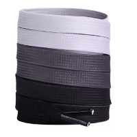 Široké tkaničky do bot, jeden pár - Čierne ombré, 120 cm