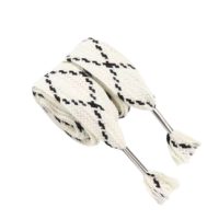 Tkaničky do bot s prošíváním, jeden pár - Béžové, 120 cm