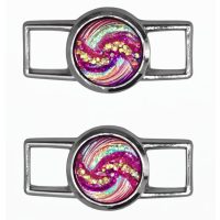 Trekové šnúrky do topánok, jeden pár - Šedo zelené, 120 cm