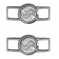 Trekové šnúrky do topánok, jeden pár - Šedo zelené, 120 cm