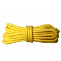 Šnúrky do topánok, jeden pár - Žlté, 120 cm