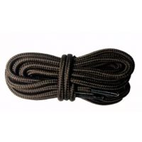 Šnúrky do topánok, jeden pár - Tmavo hnedé, 150 cm