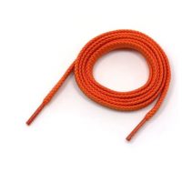 Široké šnúrky do topánok, jeden pár - Oranžové, 100 cm