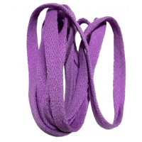 Široké šnúrky do topánok, jeden pár - Svetlo fialové, 100 cm