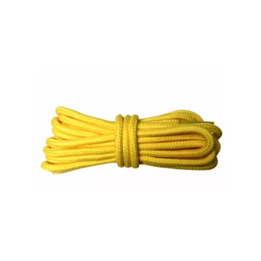 Foto - Šnúrky do topánok, jeden pár - Žlté, 120 cm