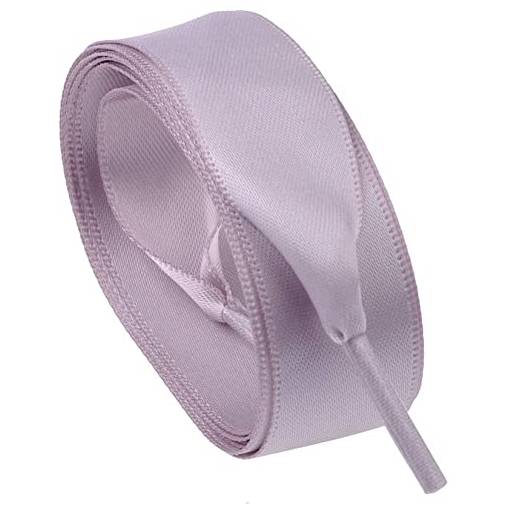Foto - Hodvábné stuhové šnúrky do topánok alebo do mikiny, jeden pár - Ružový lotos, 120 cm