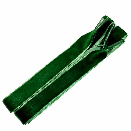 Foto - Semišové šnúrky do topánok, jeden pár - Tmavo zelené, šírka 1 cm